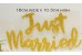 Iron on transfer,  WEDDING, Just Married